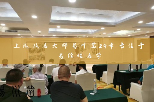 上海改名大师易川凿29年专注于易经姓名学插图