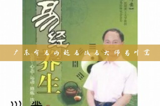 广东有名的起名改名大师易川凿插图
