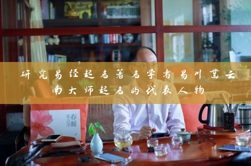 研究易经起名著名学者易川凿云南大师起名的代表人物插图