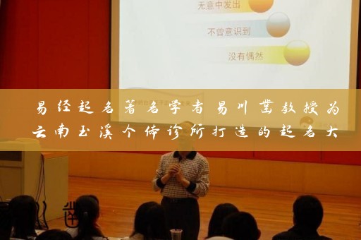 易经起名著名学者易川凿教授为云南玉溪个体诊所打造的起名大全插图
