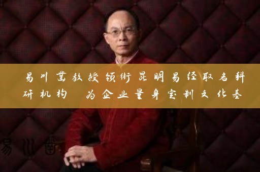 易川凿教授领衔昆明易经取名科研机构 为企业量身定制文化基因插图