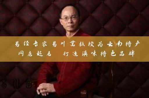 易经专家易川凿教授为云南特产网店起名 打造滇味特色品牌插图