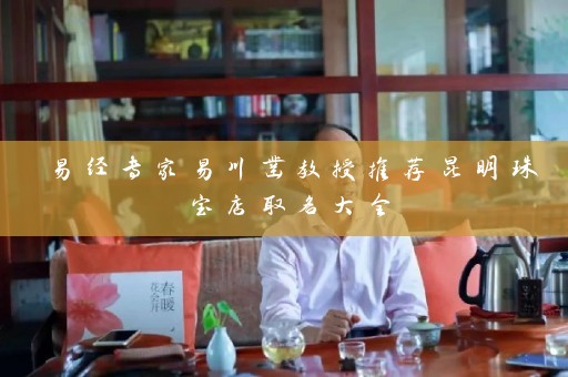 易经专家易川凿教授推荐昆明珠宝店取名大全插图