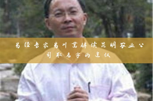 易经专家易川凿解读昆明农业公司取名字的建议插图