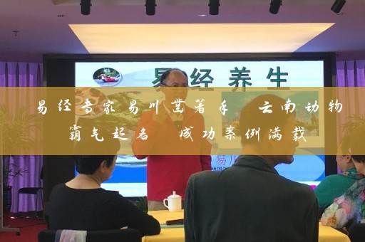 易经专家易川凿著手 云南动物霸气起名 成功案例满载插图