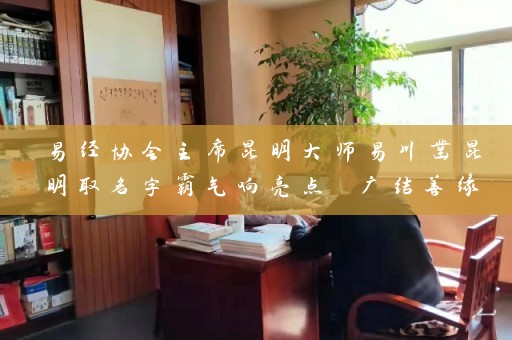 易经协会主席昆明大师易川凿昆明取名字霸气响亮点 广结善缘赋名知名企业插图