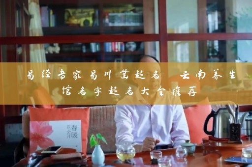 易经专家易川凿起名 云南养生馆名字起名大全推荐插图