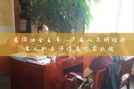 易经协会主席、泸县人昆明给新生儿取名师傅易川凿教授插图