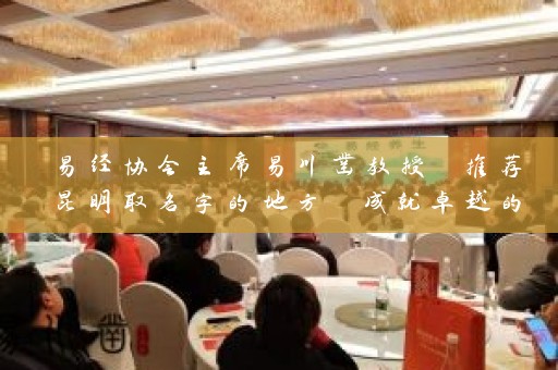 易经协会主席易川凿教授 推荐昆明取名字的地方 成就卓越的易经研究学者插图