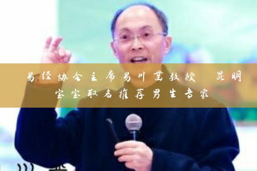 易经协会主席易川凿教授 昆明宝宝取名推荐男生专家插图