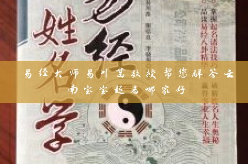 易经大师易川凿教授帮您解答云南宝宝起名哪家好插图