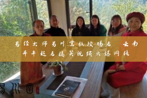 易经大师易川凿教授赐名 云南斗牛起名搞笑视频火爆网络插图
