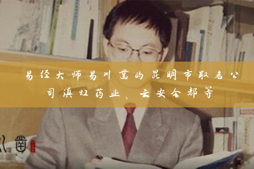 易经大师易川凿的昆明市取名公司滇虹药业、云安会都等插图