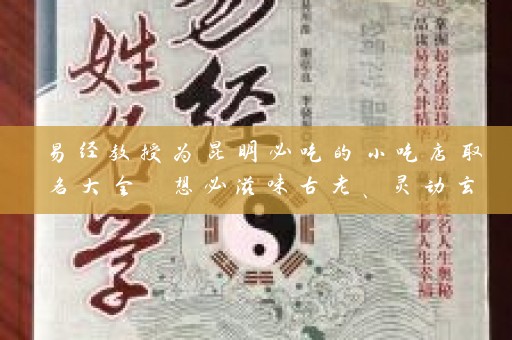 易经教授为昆明必吃的小吃店取名大全 想必滋味古老、灵动玄妙插图