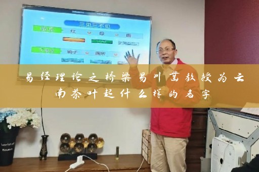 易经理论之桥梁易川凿教授为云南茶叶起什么样的名字插图