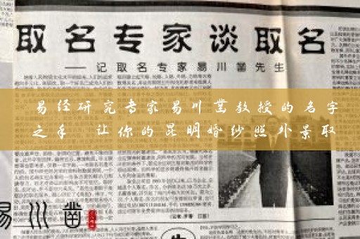 易经研究专家易川凿教授的名字之手 让你的昆明婚纱照外景取名更上一层楼插图