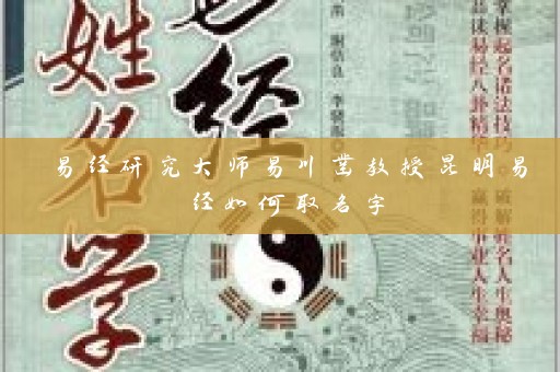 易经研究大师易川凿教授昆明易经如何取名字插图
