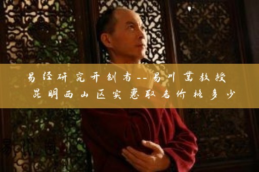 易经研究开创者–易川凿教授 昆明西山区实惠取名价格多少插图