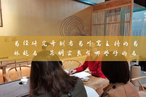 易经研究开创者易川凿主持的易林起名 昆明宜良有哪些好的名字取名馆插图