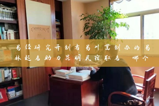 易经研究开创者易川凿创办的易林起名助力昆明民宿取名 哪个好插图