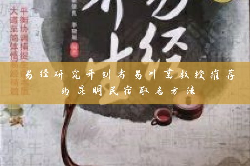 易经研究开创者易川凿教授推荐的昆明民宿取名方法插图