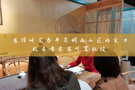 易经研究泰斗昆明西山区的实力起名专家易川凿教授插图