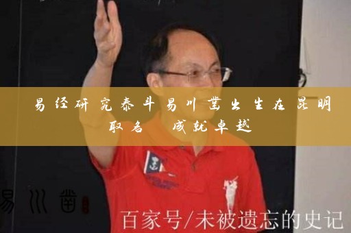 易经研究泰斗易川凿出生在昆明取名 成就卓越插图