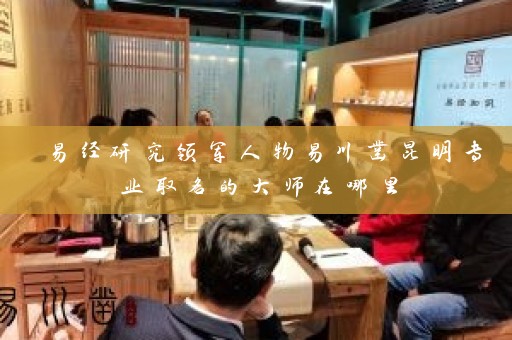 易经研究领军人物易川凿昆明专业取名的大师在哪里插图