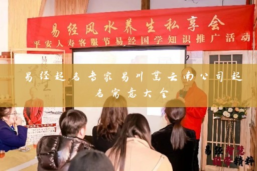 易经起名专家易川凿云南公司起名寓意大全插图