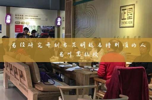 易经研究开创者昆明起名特别准的人易川凿教授插图