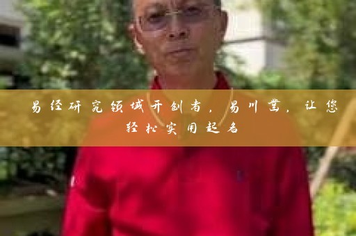 易经研究领域开创者，易川凿，让您轻松实用起名插图